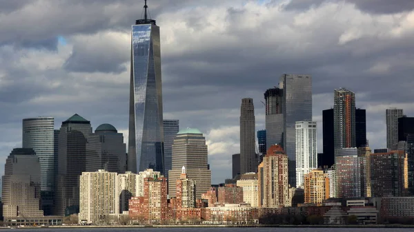 Vista Panorâmica Majestosa Cidade Urbana — Fotografia de Stock