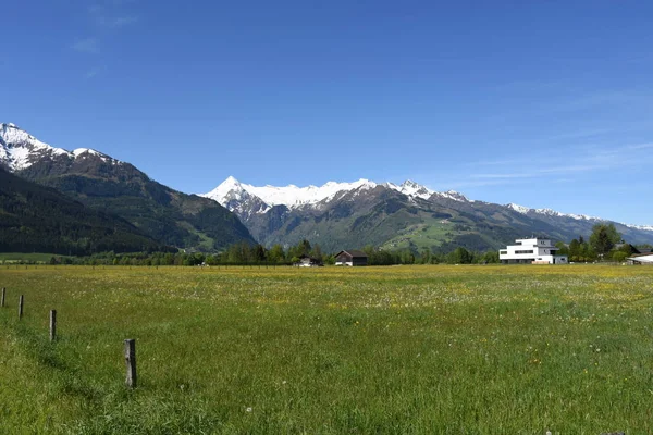 Ghiacciaio Del Kitzsteinhorn Roccia Montagna Sci Ghiacciaio Sci Salzachtal Kaprun — Foto Stock