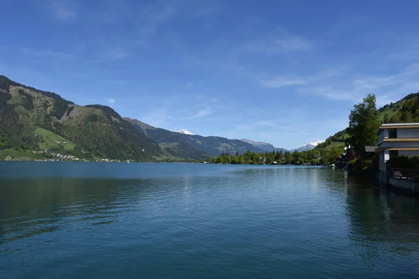 Zeller Bak Zell Bak Salzburg Pinzgau Tatil Bölgesi Dağlar — Stok fotoğraf