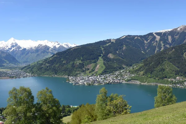 Zeller See See Zell See Salzburg Pinzgau Vakantieregio Bergen — Stockfoto