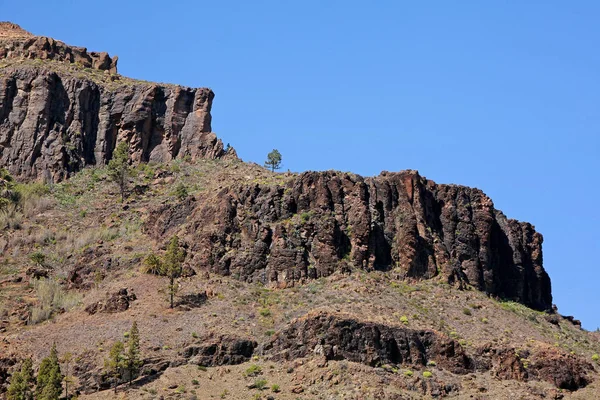 Paisaje Cerca Fataga Gran Canaria —  Fotos de Stock