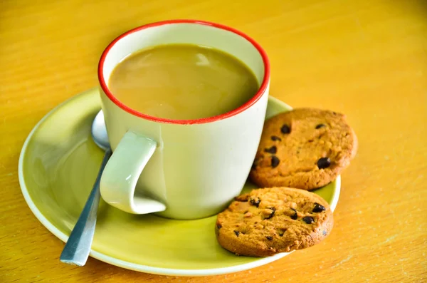 Aqueça Uma Xícara Café — Fotografia de Stock