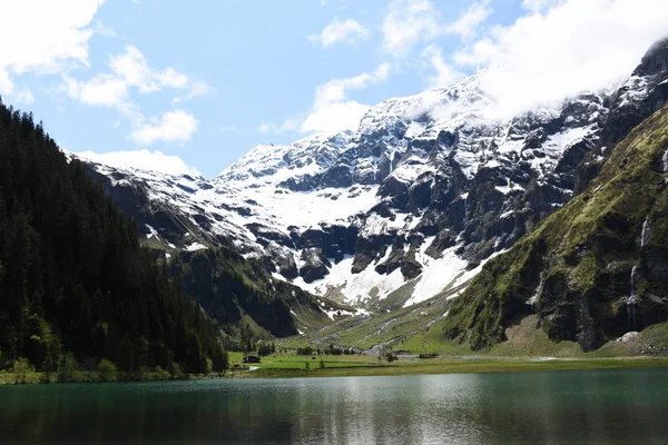 Hintersee Felber Hohe Tauern Nationaal Park Vallei Meer Mittersill Salzburg — Stockfoto