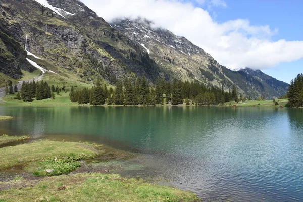 Hintersee Felber Hohe Tauern Park Narodowy Dolina Jezioro Mittersill Salzburg — Zdjęcie stockowe