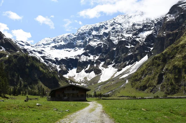 Felber Hintersee Mittersill Hohe Tauern Valle Felbertauern Parque Nacional Tauernkogel — Foto de Stock