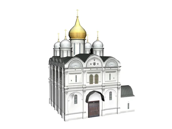 Живописный Вид Старую Церковь — стоковое фото