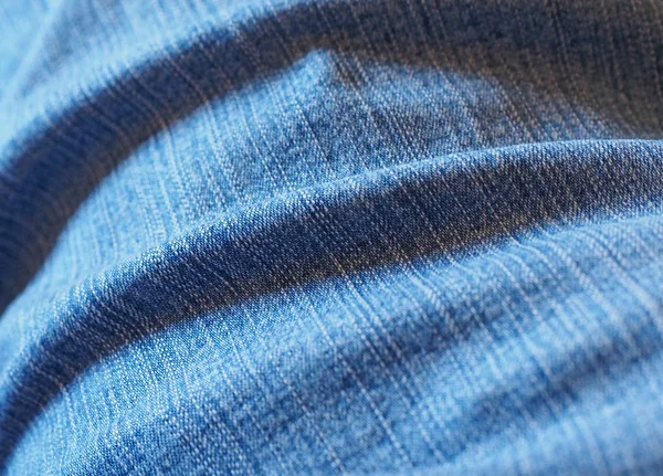 Kain Denim Jeans Biru Berguna Sebagai Latar Belakang — Stok Foto