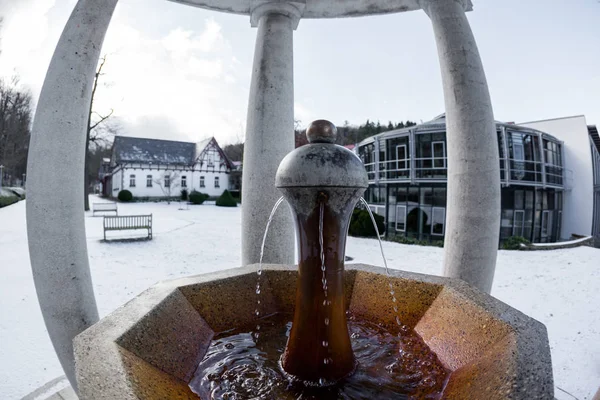 Heilquelle Behringer Brunnen Bad Suderode — 스톡 사진