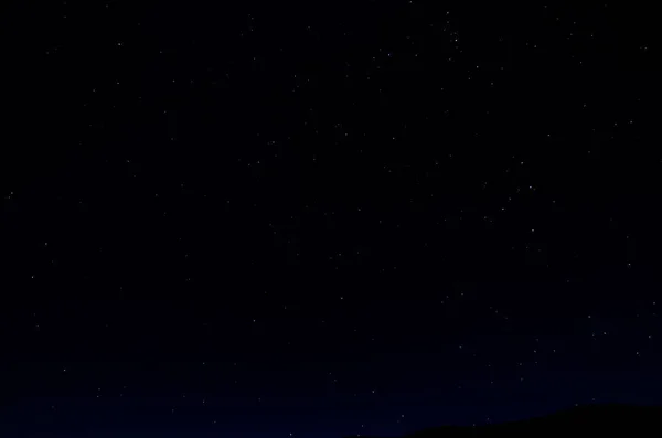 Ciel Nocturne Image Obscurité Planètes Étoiles — Photo