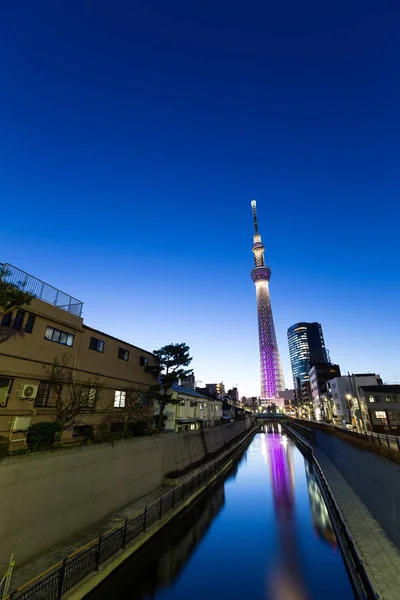 Cidade Tokyo Noite — Fotografia de Stock