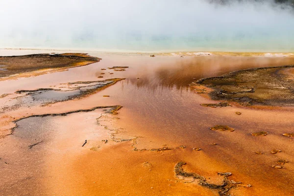 Storslagen Prismatisk Vår Gulstensnationalpark Wyoming Usa — Stockfoto