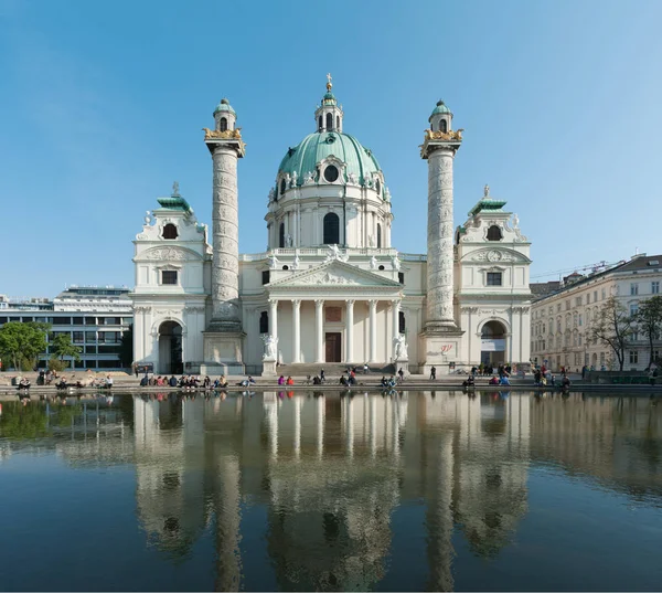 Igreja São Carlos Viena — Fotografia de Stock