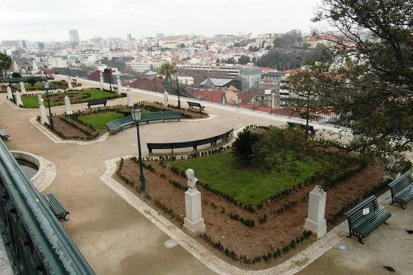 Lissabon Πόλη Πρωτεύουσα Της Πορτογαλίας Ωραία Θέα Και Αρχιτεκτονική — Φωτογραφία Αρχείου