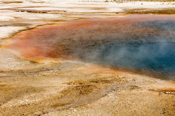 Piscina Turquesa Parque Nacional Yellowstone Wyoming Eua — Fotografia de Stock