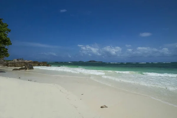 Seychelles Isla Praslin Playa Ensueño Anse Kerlan —  Fotos de Stock