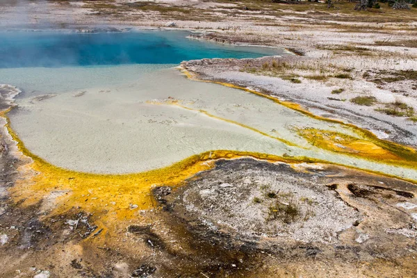 Wall Pool Parque Nacional Yellowstone Wyoming Estados Unidos — Foto de Stock