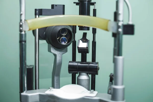 Medische Optometrist Apparatuur Gebruikt Voor Oogonderzoeken — Stockfoto