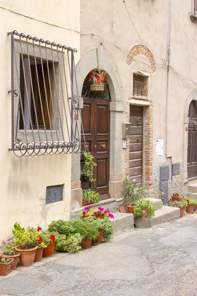 Toskana Caddesi Castagneto Köyü Toskana — Stok fotoğraf