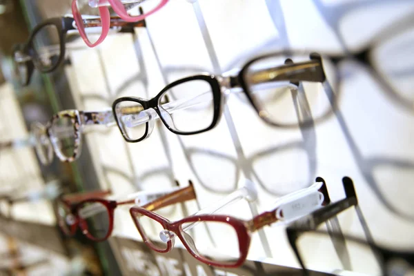 Brýle Nasazené Displeji Obchodě — Stock fotografie
