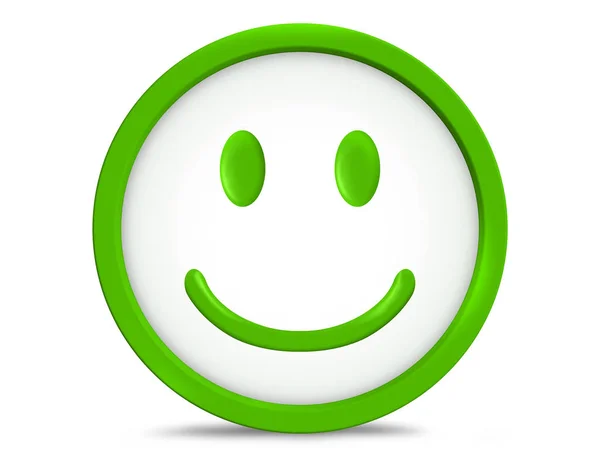 Gelukkig Glimlach Gezicht Smiley — Stockfoto