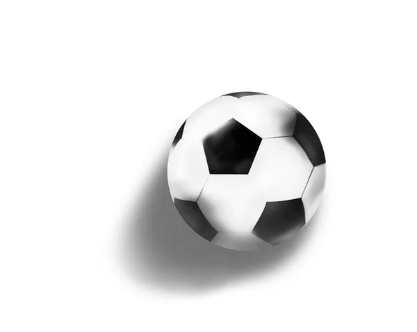 Изолированная Иллюстрация Футбольного Мяча — стоковое фото
