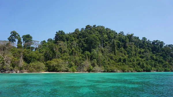 Niesamowite Naturalne Zielony Wybrzeżu Lanta Tajlandii — Zdjęcie stockowe