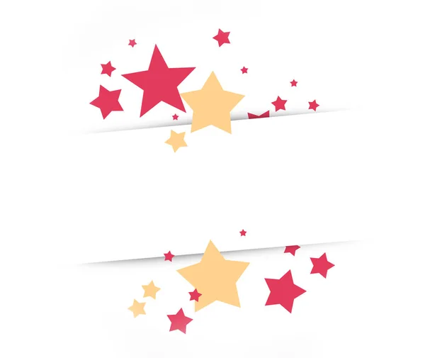 Stars White Background Festive Design — Stock Photo, Image