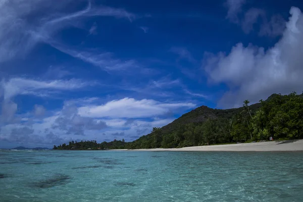 Seychelles Silhouette Iceland Anse Passe — Photo