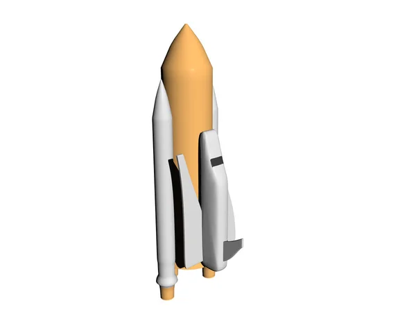 Space Shuttle Astronautenvervoer — Stockfoto