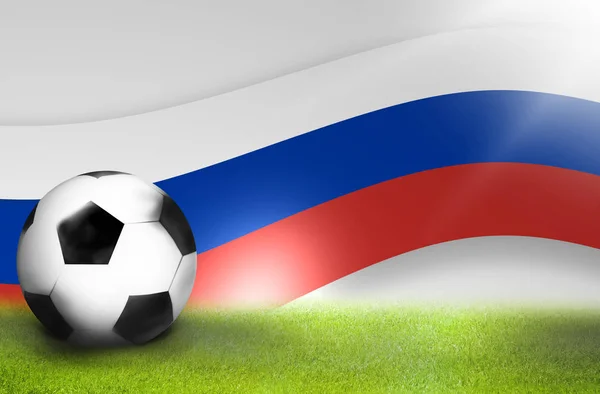 Fútbol Ruso Fútbol Ilustración Fondo —  Fotos de Stock