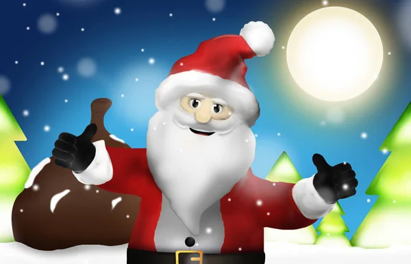 Santa Claus Christmas Time — Stock Photo, Image