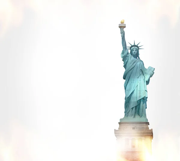 Statue Liberty Flames — Stock Photo, Image