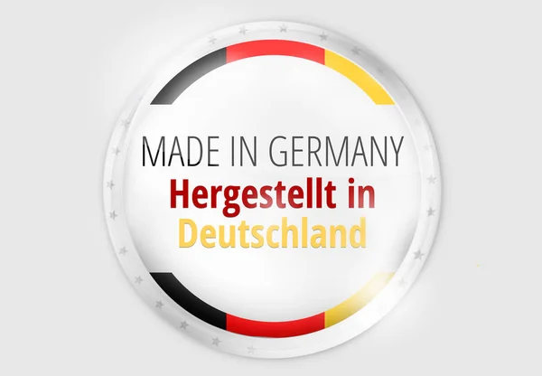 Γερμανικά Για Αγγλικά Made Germany — Φωτογραφία Αρχείου