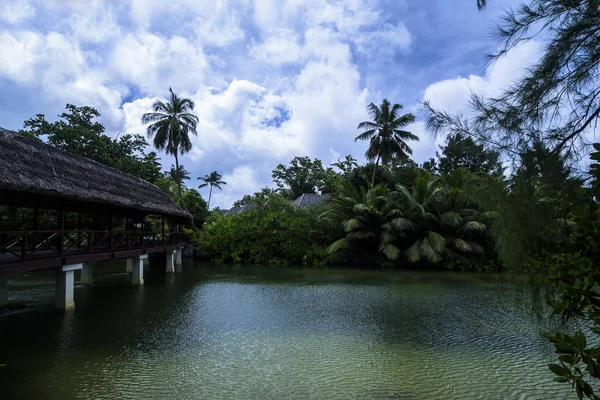 Seychellen Digue Bij Anse Marron — Stockfoto