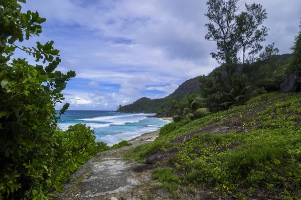 Seychelles Digue Anse Marron — стоковое фото