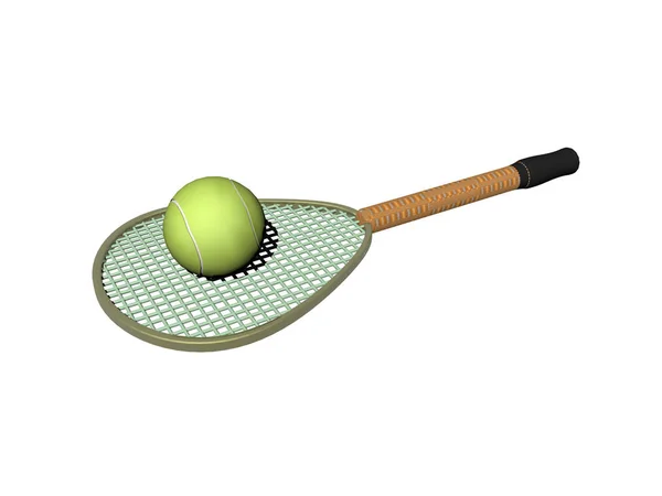 Raquette Tennis Activité Sportive — Photo