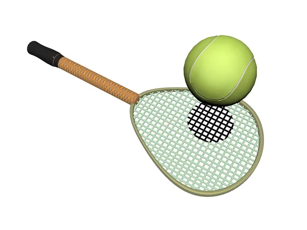 Tennis Racket Sport Activity — Stock Photo, Image