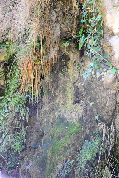 Hermosa Foto Panorámica Una Cascada España Cascada Del Moli Dels — Foto de Stock