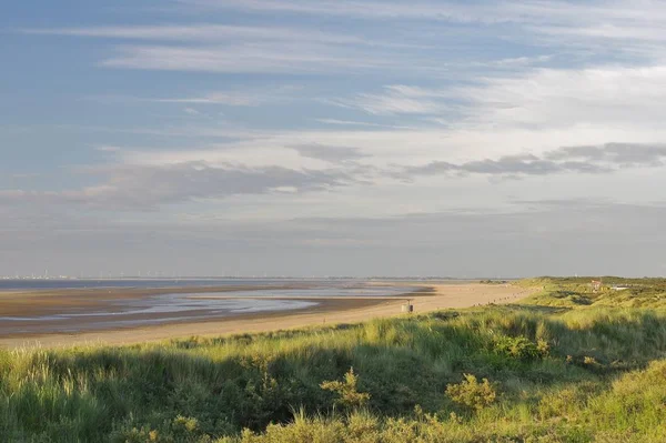 Este Dűnék Ouddorp Aan Zee Goeree Overflakkee Déli Alföldeken — Stock Fotó