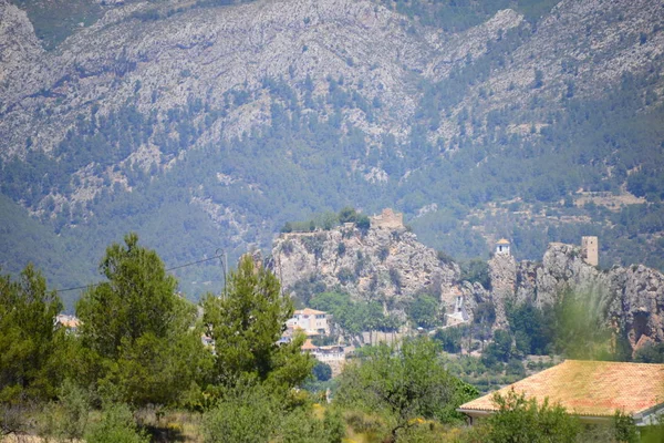 Zříceniny Guadalest Costa Blanca Španělsko — Stock fotografie