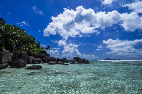 Seychelles Silhouette Iceland Anse Passe — Photo