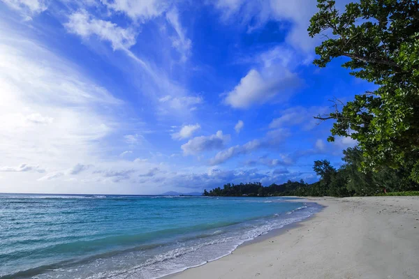 Seychelles Silhouette Iceland Anse Passe — Stock Photo, Image