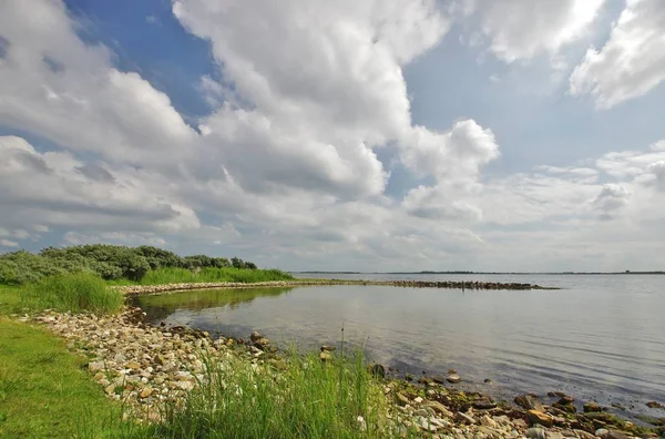 Het Grevelingenmeer Bij Punt Goeree Overflakkee Zuid Nederland — Stockfoto