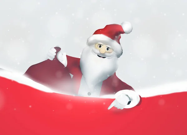 Weihnachtsmann Weihnachtszeit — Stockfoto