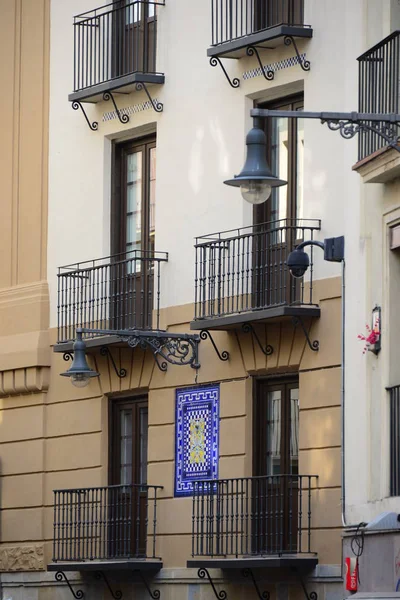 Espanha Pamplona Provinz Navarra Hausfassaden Stadtansichten — Fotografia de Stock