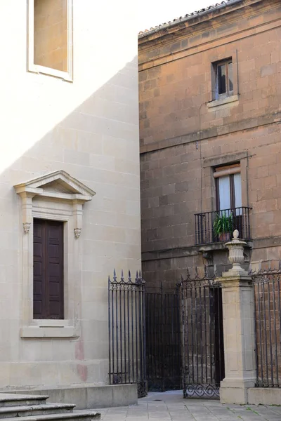 España Pamplona Provincia Navarra Fachadas Casas Vistas Ciudad — Foto de Stock