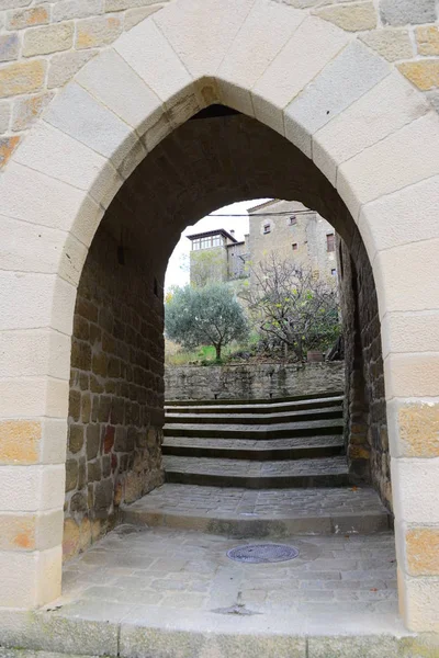 España Sos Los Reyes Catholicos Provincia Navarra Casas Fachadas —  Fotos de Stock