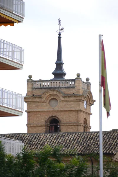 Španělsko Huesca Province Navarre Důvody House Facades City Views — Stock fotografie