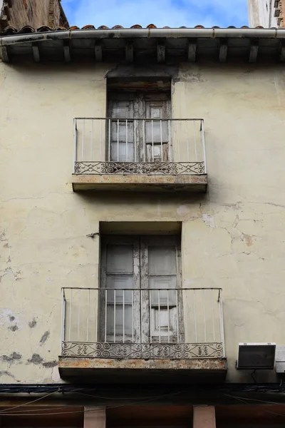 Spain Huesca Province Navarre Houses House Facades City Views — Stock Photo, Image