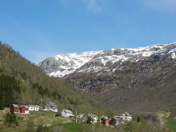 Norwegen Auf Naturlandschaft Hintergrund — Stockfoto